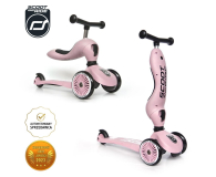 Scoot & Ride Highwaykick 1 Jeździk i hulajnoga 2w1 Rose - 573293 - zdjęcie 2